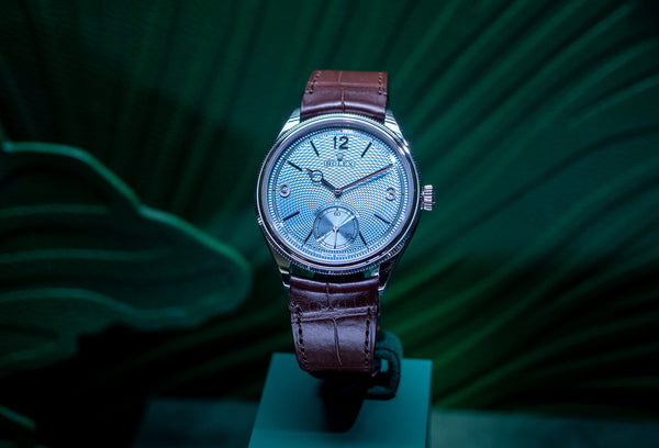 The Rolex 1908, Now in Platinum with Ice Blue Guilloche Dial