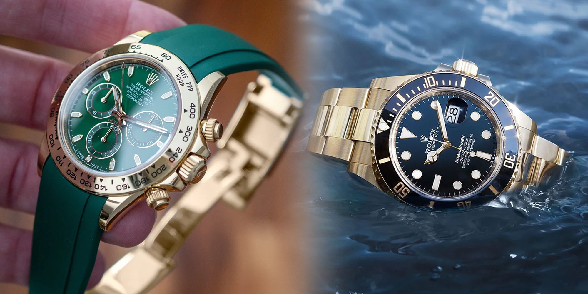 Yellow Gold Rolex Sports Watches: Our Three Favorites | Everest Bands