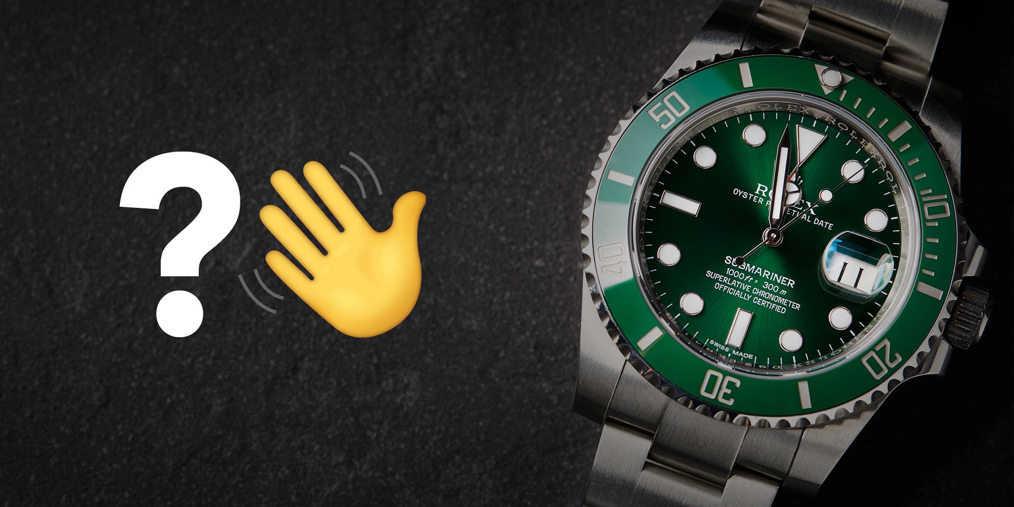 Is this the End of the Rolex Hulk?