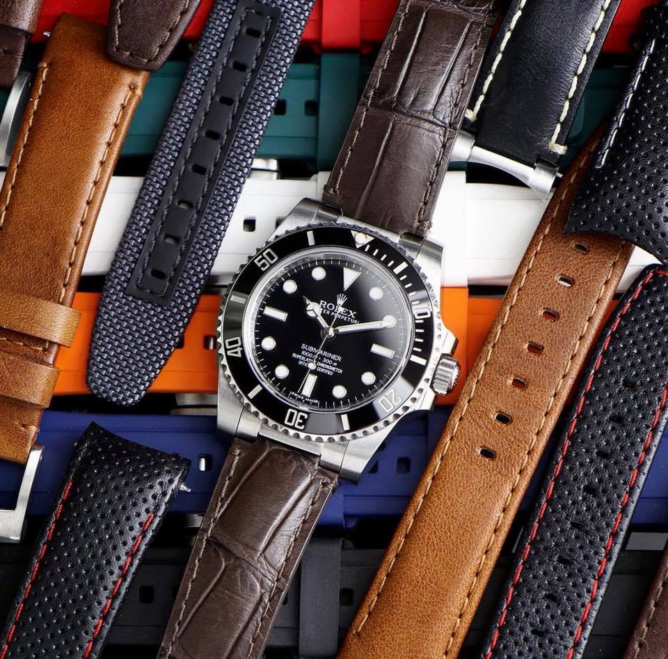 Leather strap watches