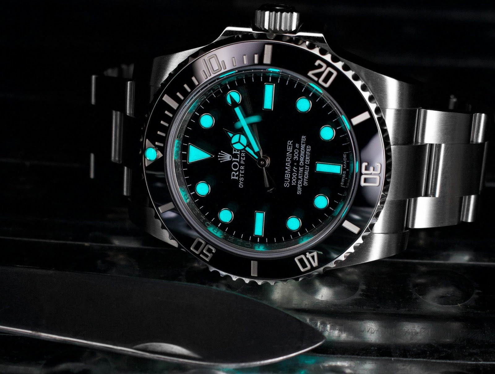 Rolex submariner lume color Clearance