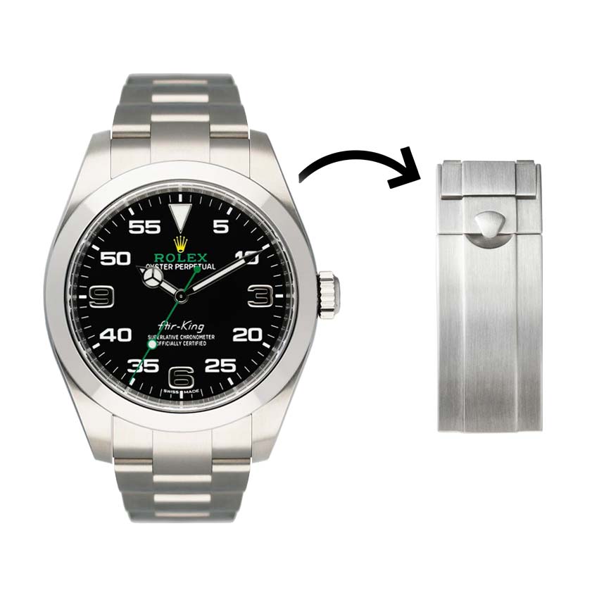 Rolex Air-King 116900 Oyster Deployant Buckle Replacement