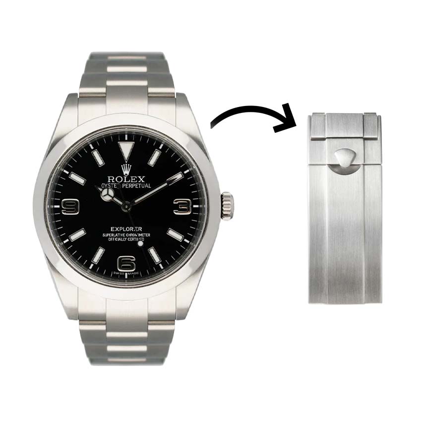 Rolex Explorer I 214270 Oyster Deployant Buckle Replacement