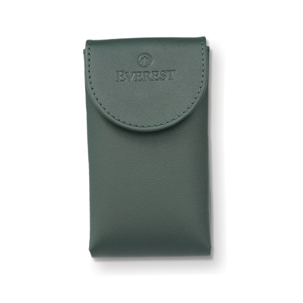 Leather Watch Pouch in Geneva Green – Travel & Storage | Everest