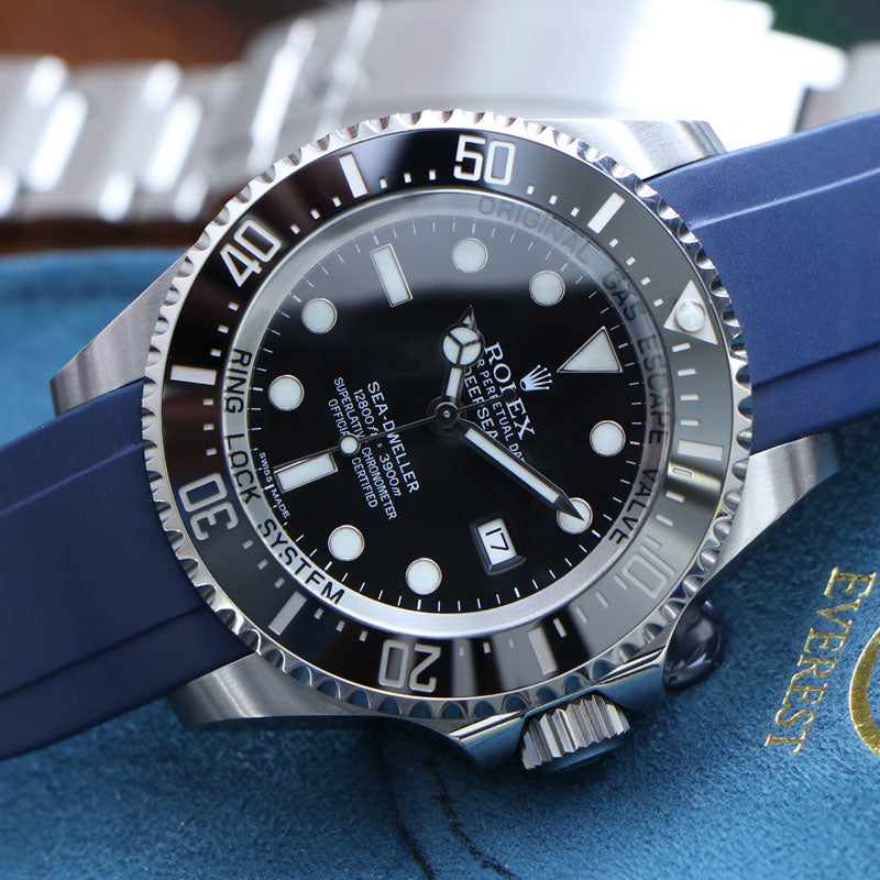 Rolex Sea-Dweller on Blue Rubber Strap