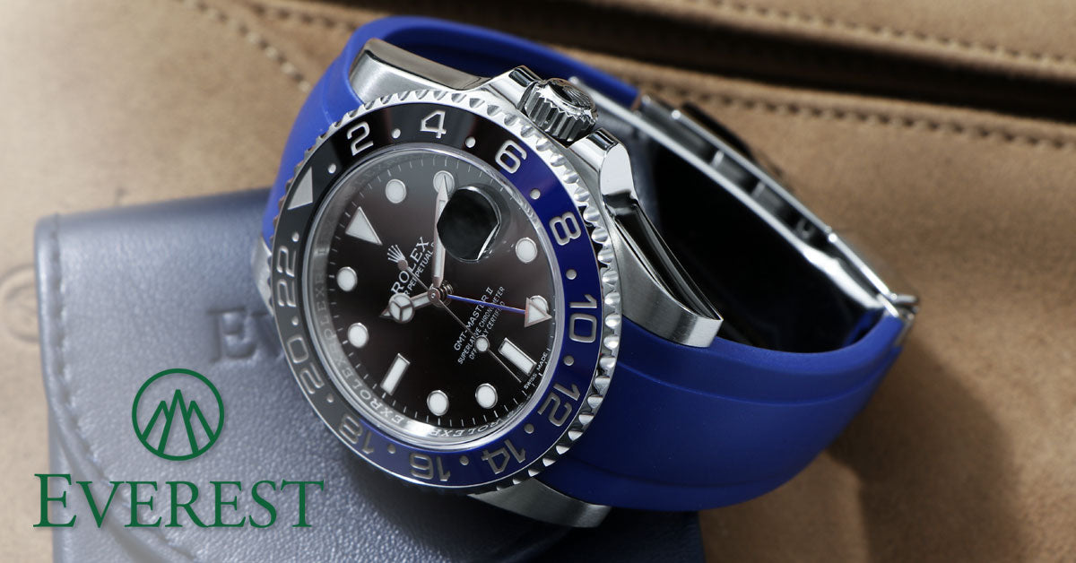 Rolex, Tudor & Panerai Rubber and Leather Watch Bands & Straps
| Everest Bands