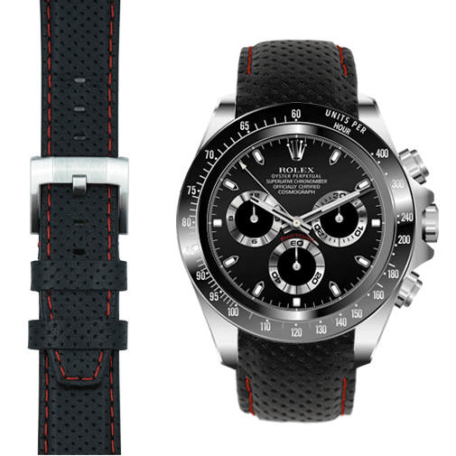 Rolex daytona black outlet and red