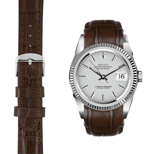Datejust leather band discount