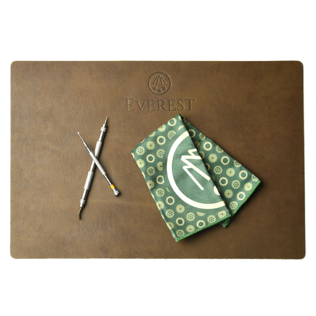 Limited Edition Everest Leather Watch Strap Changing Pad Everest Bands