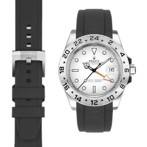 Rolex explorer 2 on rubber strap Clearance