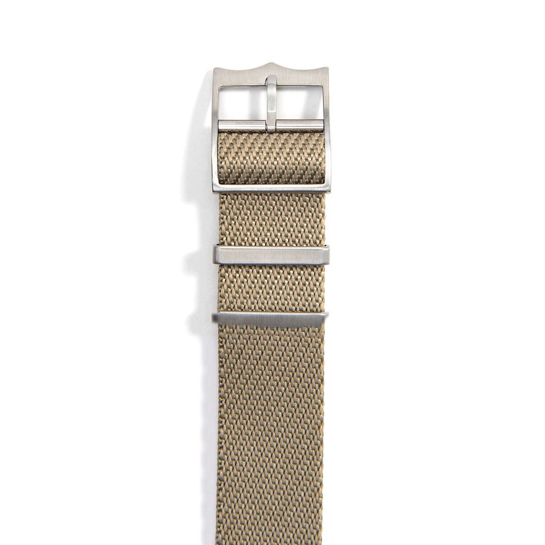 Everest Khaki NATO-Style Single Pass Nylon Watch Band Buckle