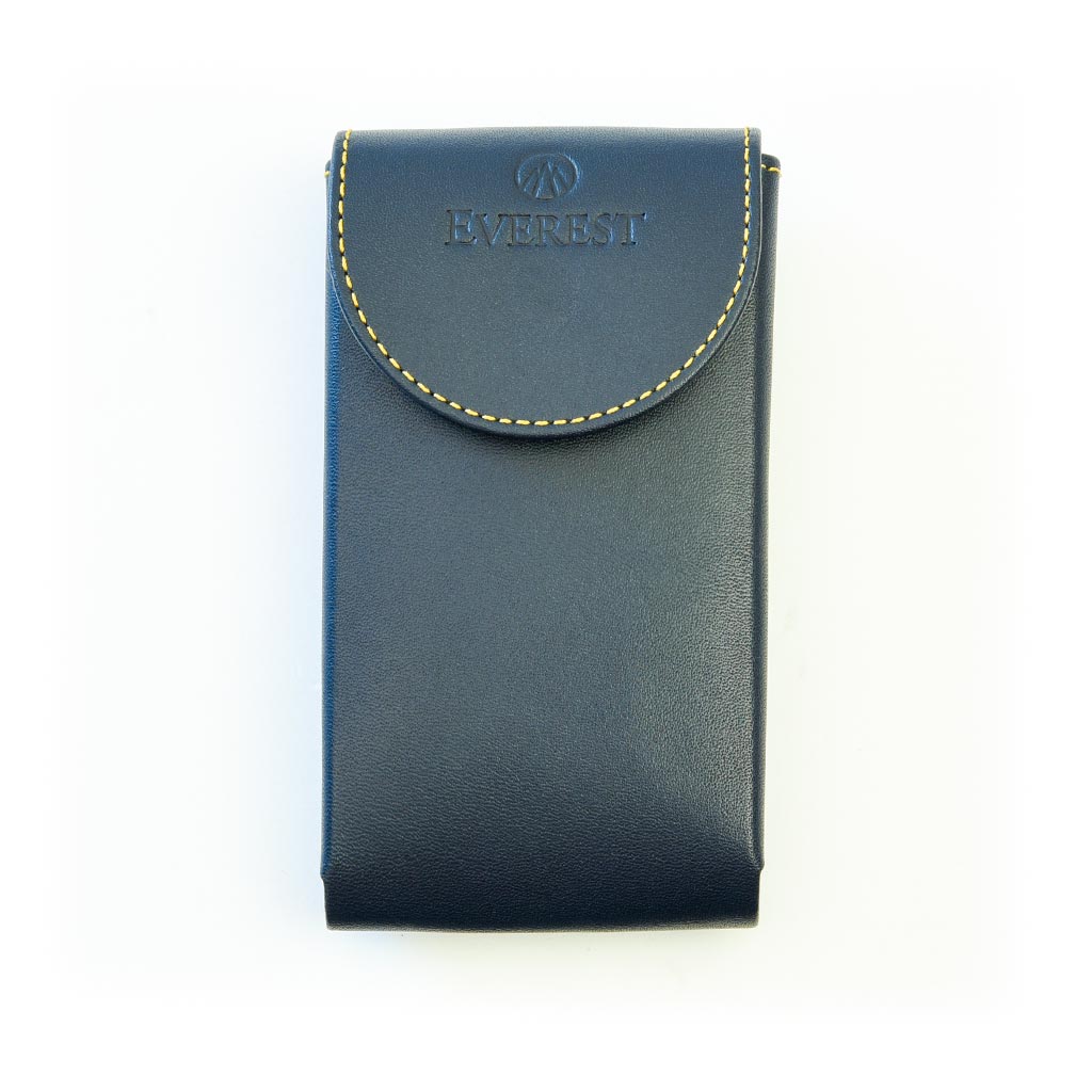 Everest Leather Watch Pouch Midnight Blue