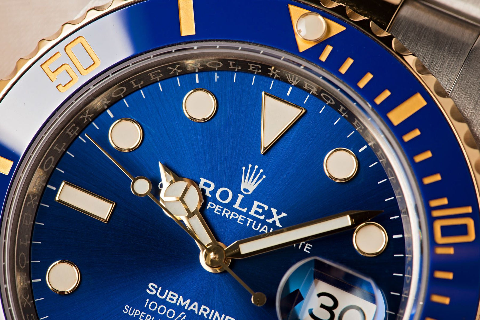 Two tone submariner blue best sale