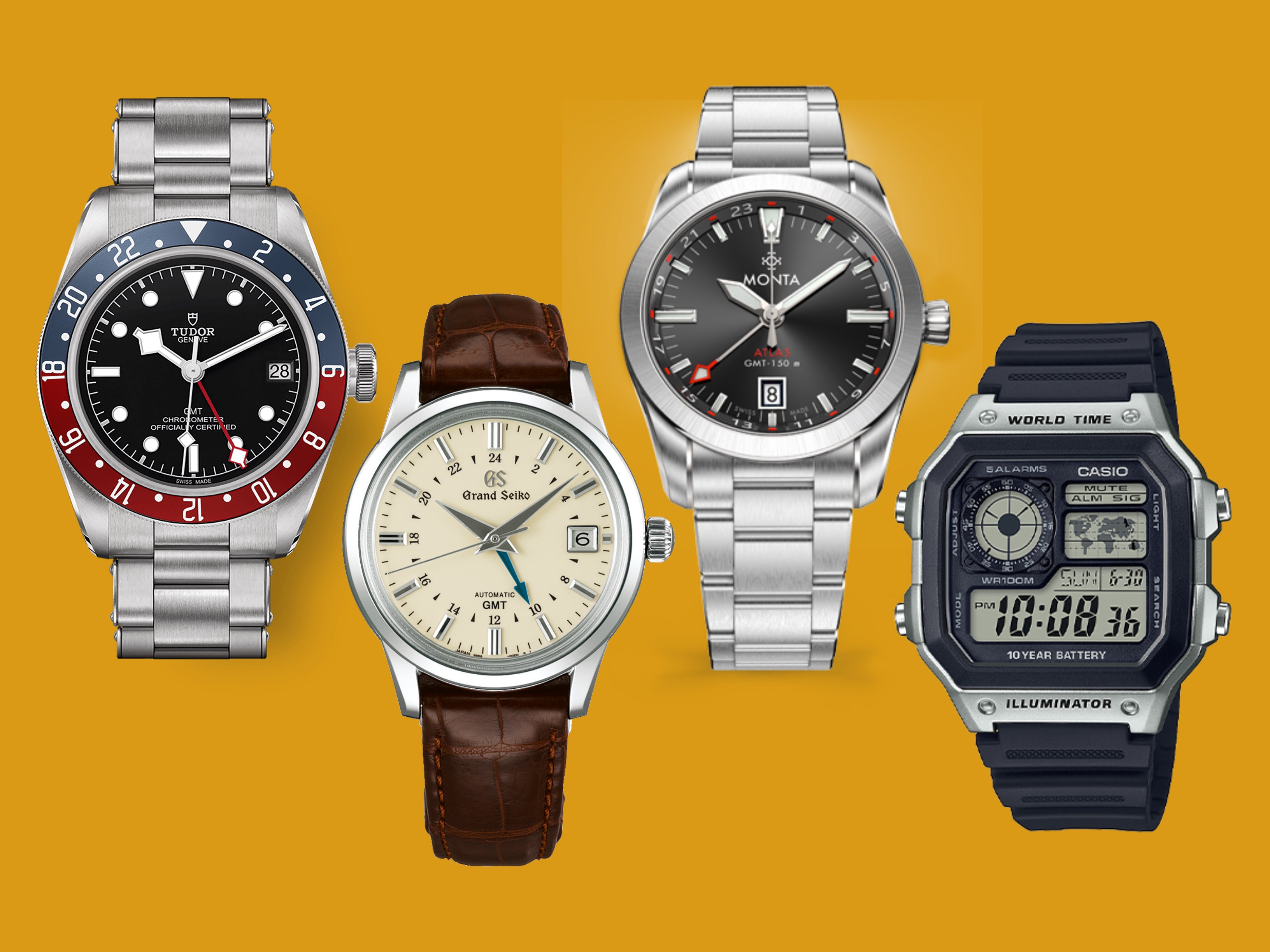 The Best Travel Watches That Aren’t the Rolex GMTMaster II Everest Bands