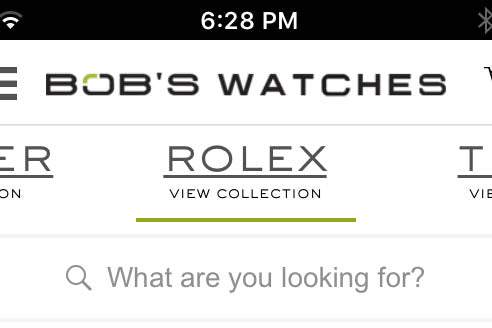 Bob’s Watches Makes an App