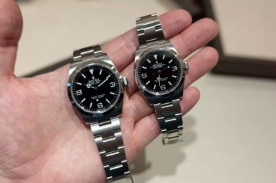 Sizing the Rolex Explorer I: 36mm and 40mm