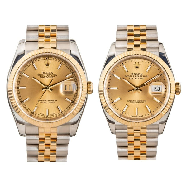The Rolex Datejust ref. 126233 vs. 116233