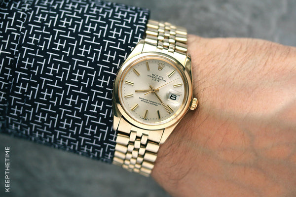 Looking for a gold Rolex? Check out the gold Date.