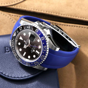 Rubber Strap on Rolex GMT-Master II