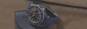   Blue Rolex Rubber Watch Straps 