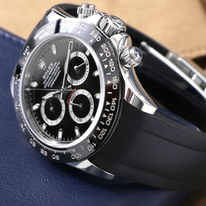   Rubber Strap on Rolex Daytona 