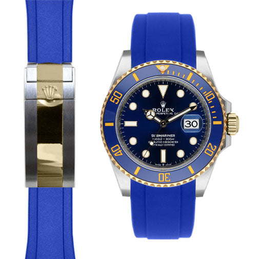 Curved End Rubber Strap For The Submariner 41 Everest Bands