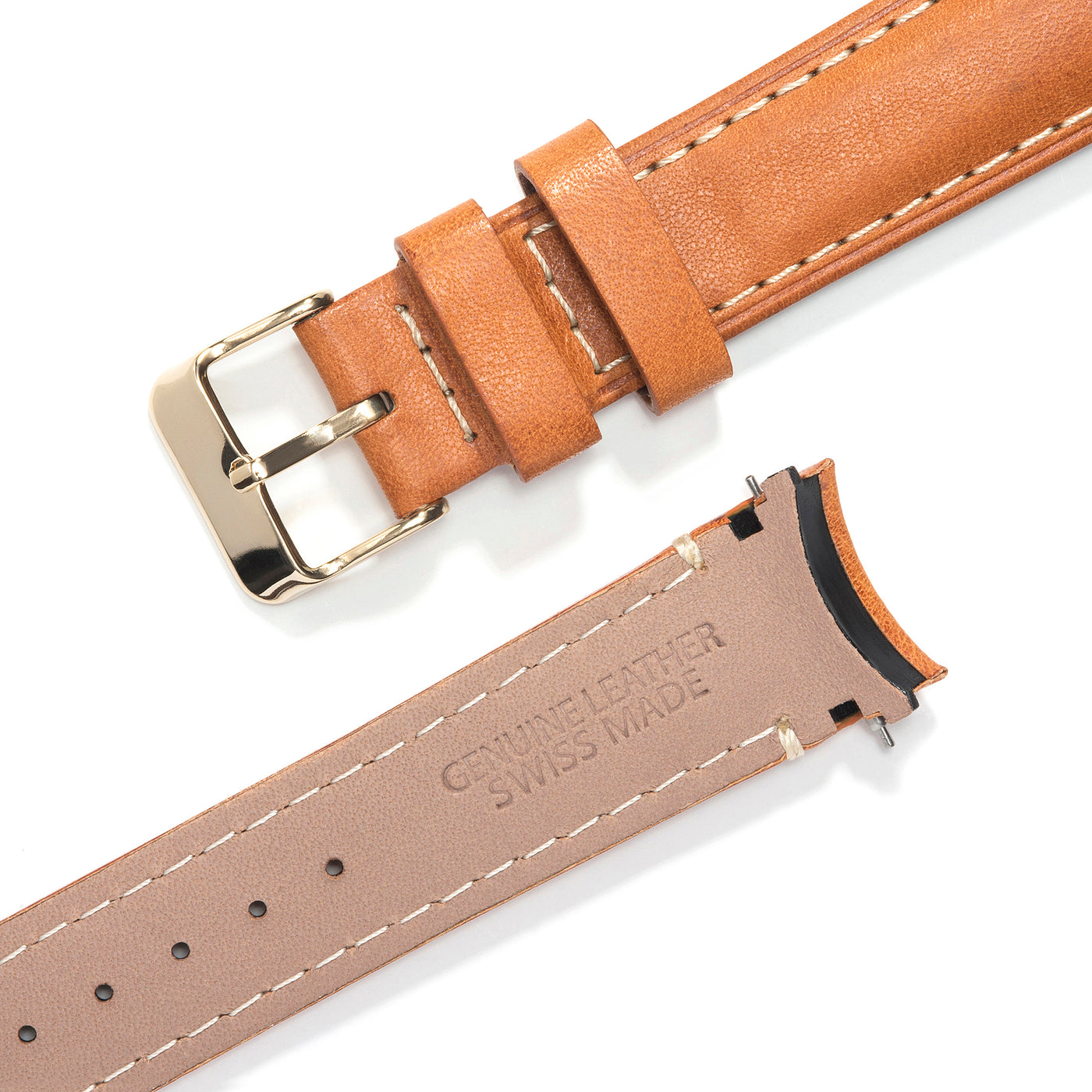 Tan Leather / Gold Buckle