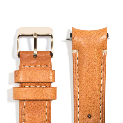 Tan Leather / Gold Buckle