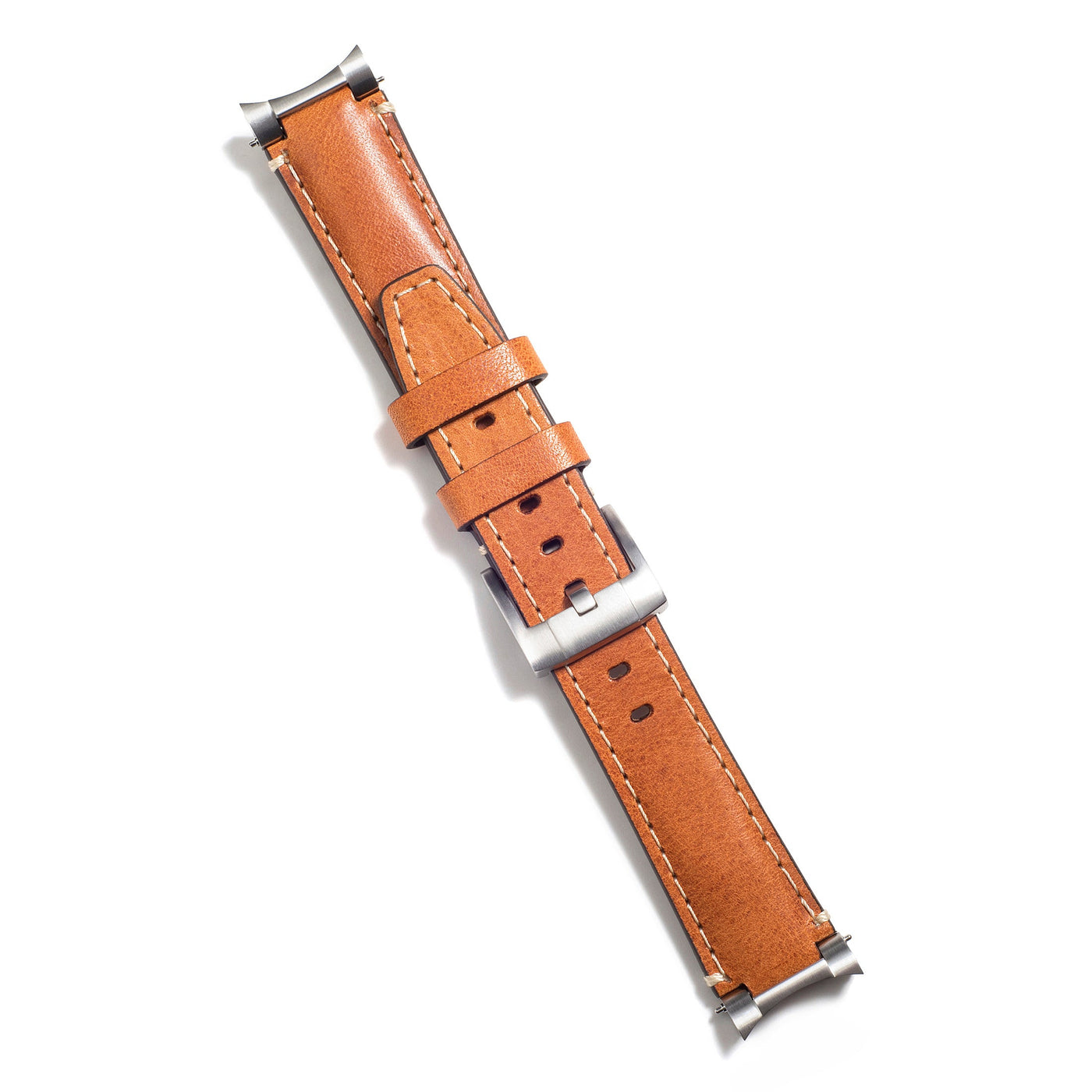 Steel End Link Leather Strap for Rolex Explorer II | Everest Bands