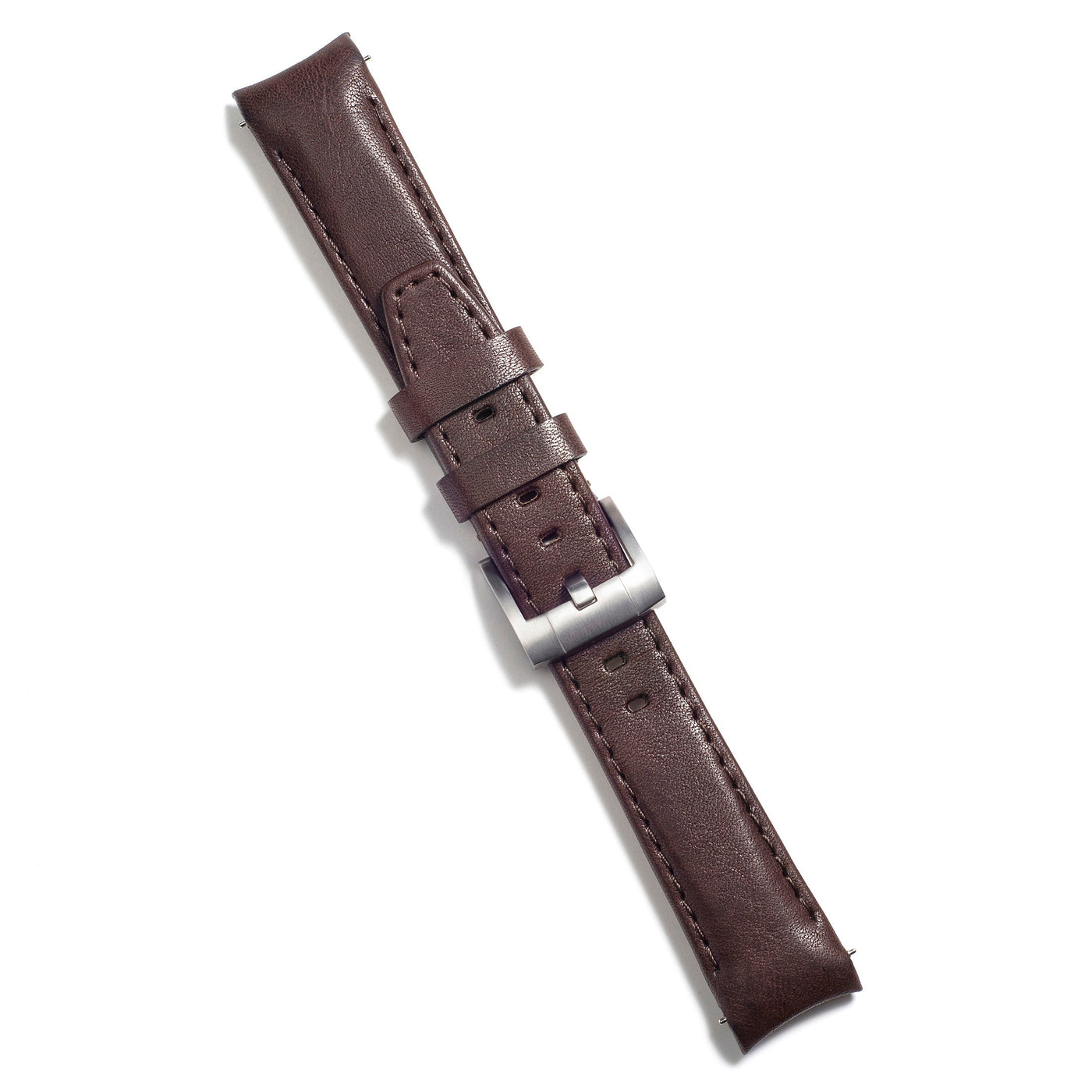 Brown Leather / Silver Buckle