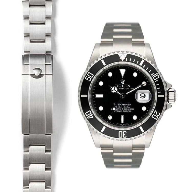 Oyster-Style bracelet for Rolex Submariner 16610