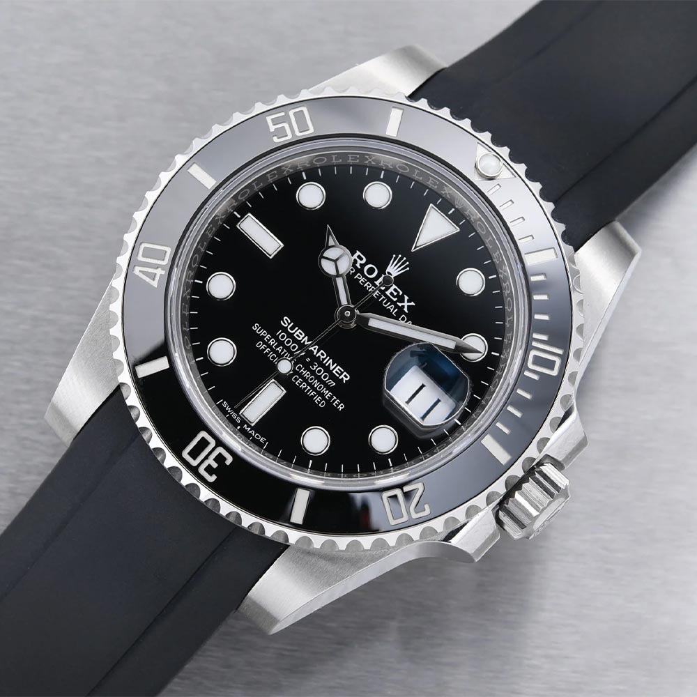 Rolex サブマリーナ Everest エベレスト ラバーバンド ブラック Rolex Submariner 16610 Rubber Everest Strap