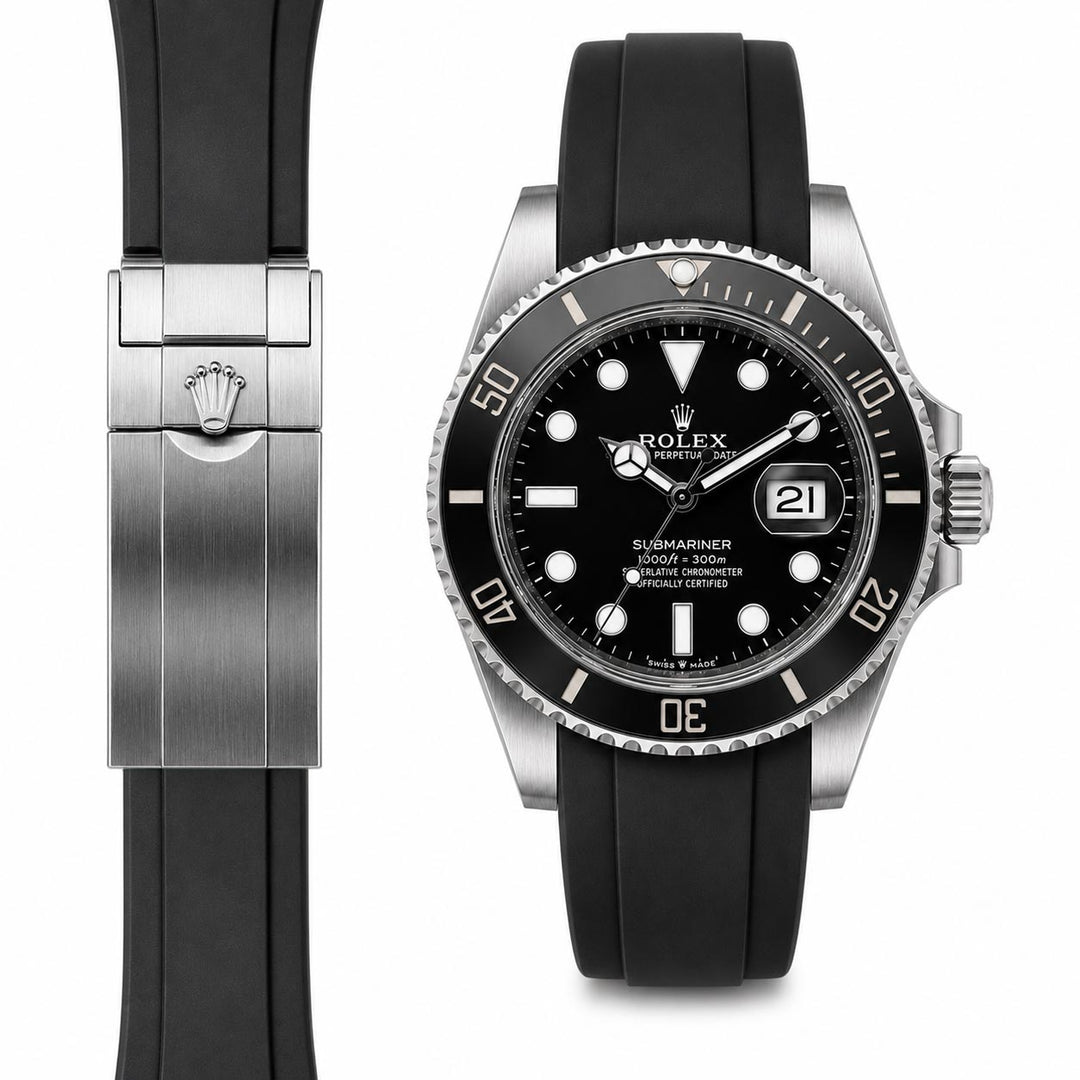 Rolex サブマリーナ Everest エベレスト ラバーバンド ブラック everest-black-rubber-watch-