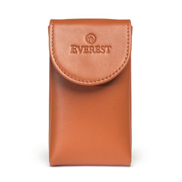 Leather Watch Pouch in Cognac – Travel & Storage Case