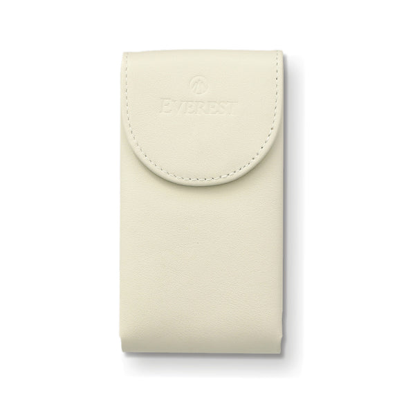 Leather Watch Pouch in Creme – Travel & Storage Case