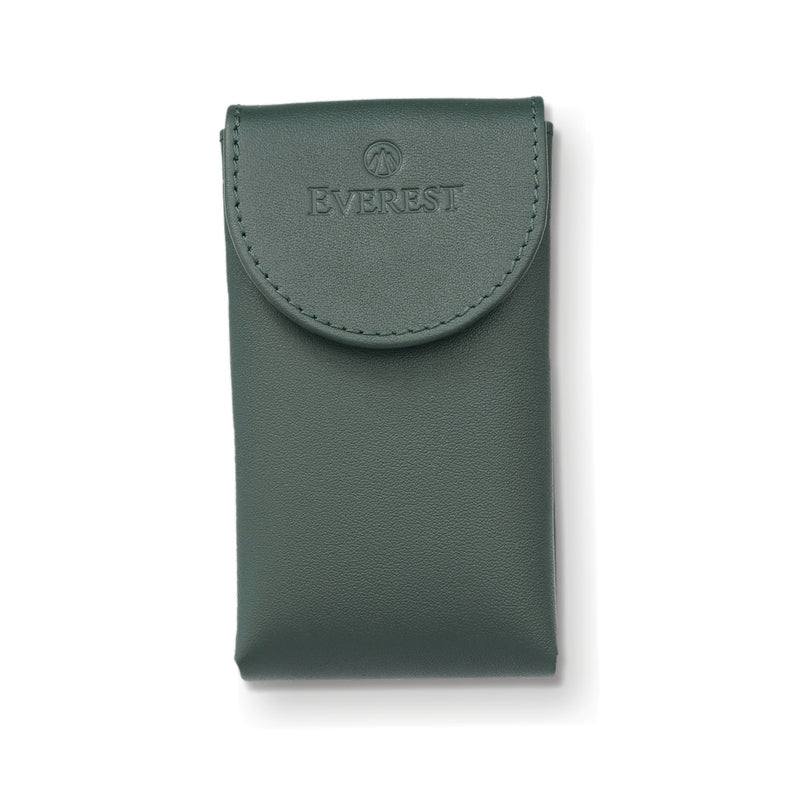 Leather Watch Pouch in Geneva Green – Travel & Storage Case