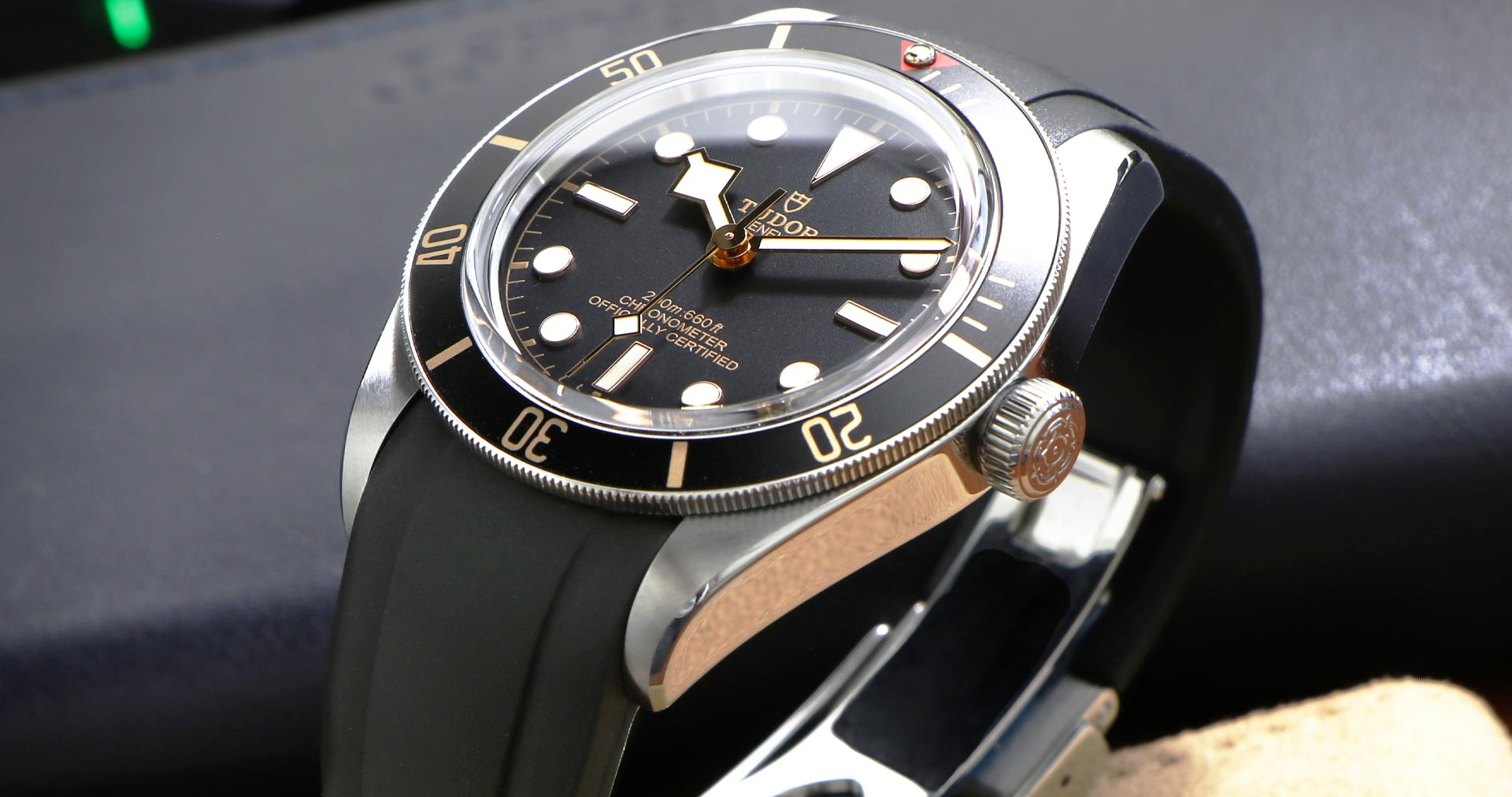 Rubber strap for tudor black bay 58 cheap
