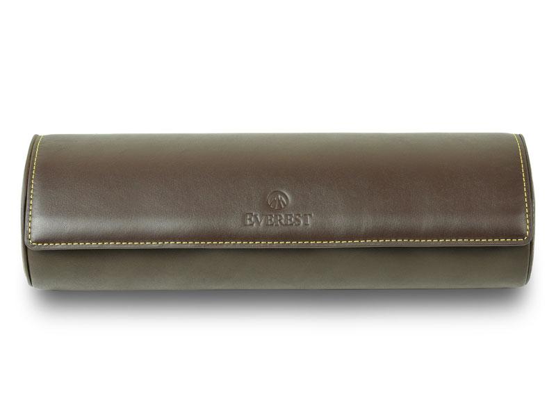 The Leather Everest Watch Roll in Espresso Brown Everest Bands