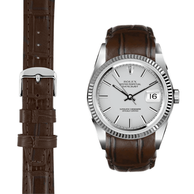 Leather Strap for Vintage Rolex DateJust Watch Everest Bands