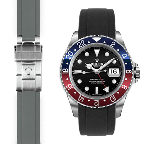 Rolex GMT rubber watch strap