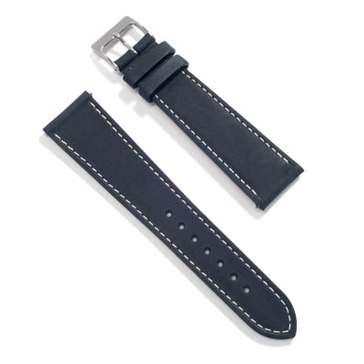 Everest UNIVERSAL NAVY LEATHER WATCH STRAP