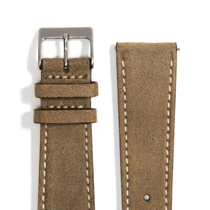Everest UNIVERSAL TAUPE LEATHER WATCH STRAP