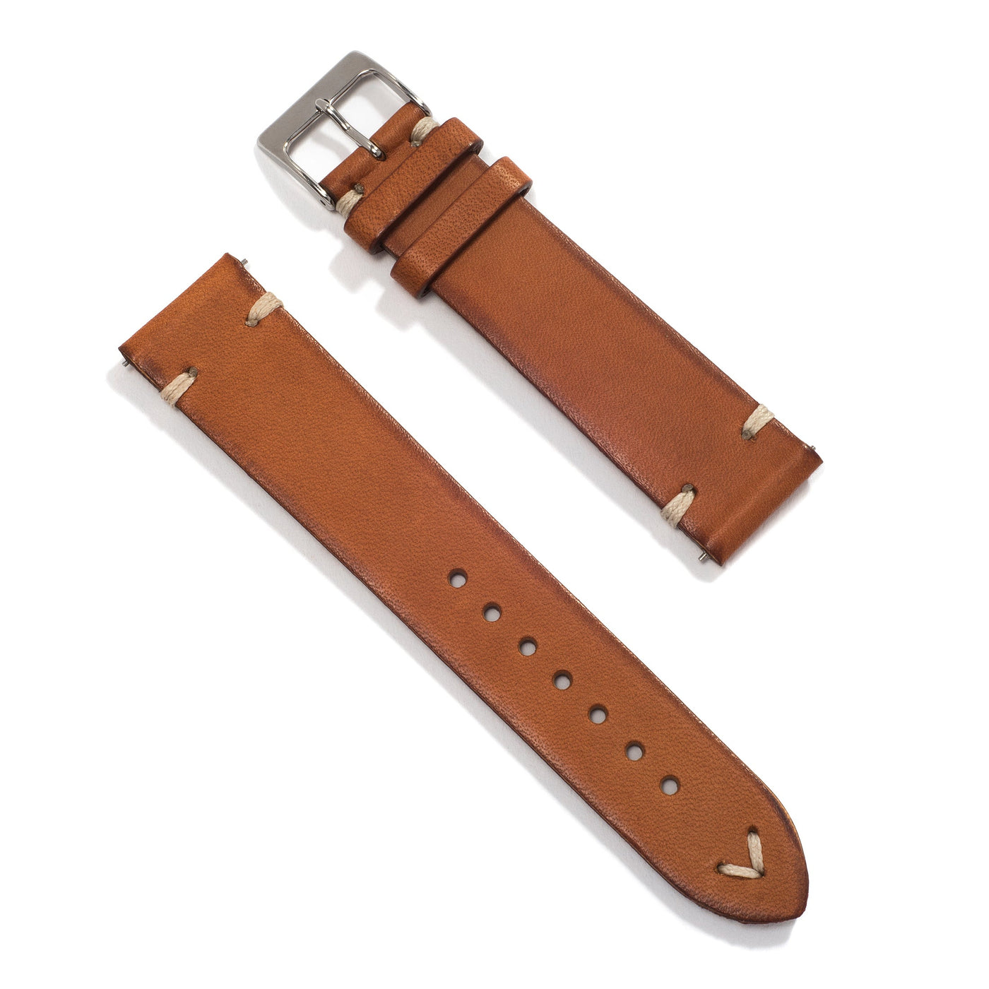 Everest UNIVERSAL HAZELNUT VINTAGE LEATHER WATCH STRAP