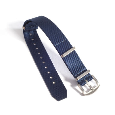 Everest Navy Blue NATO-Style Nylon Watch Band