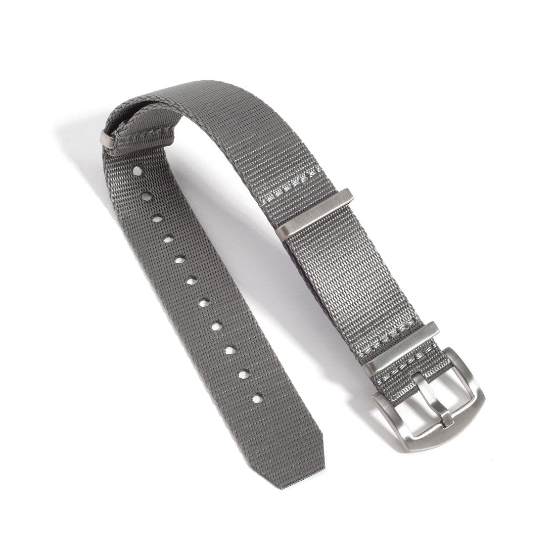 Everest Gray NATO-Style Nylon Watch Band