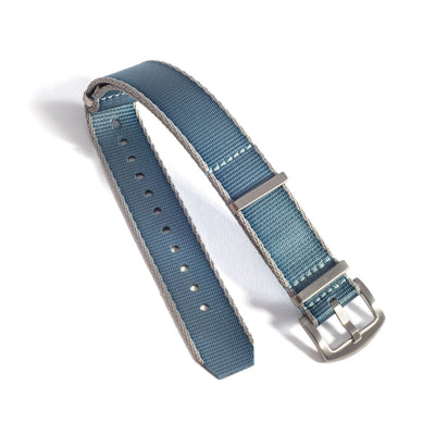 Everest Turquoise Blue NATO-style Nylon Watch Band