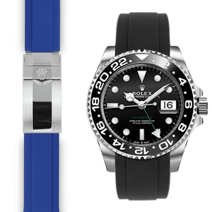   Rolex GMT blue rubber watch strap 