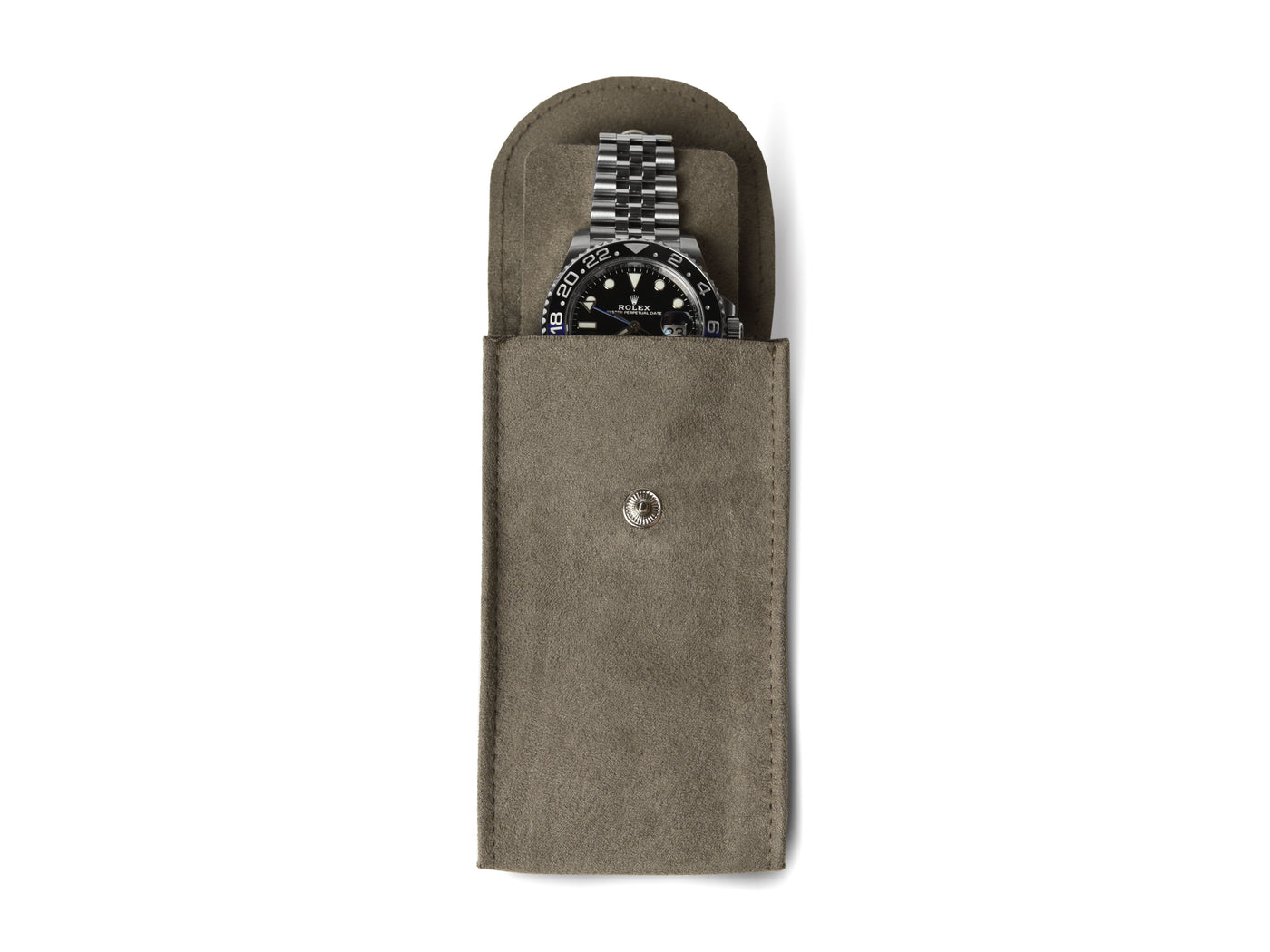 Everest Watch Pouch Stone Open