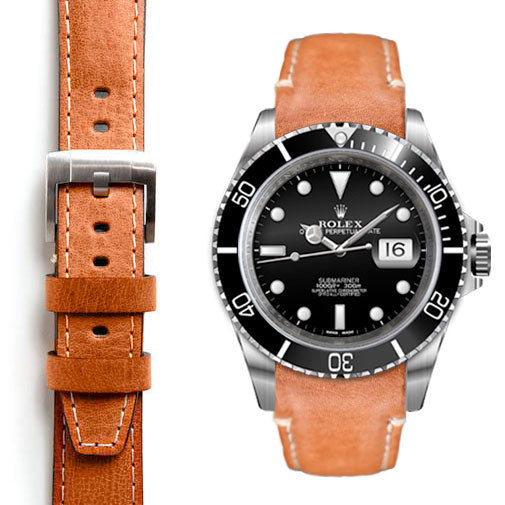 Submariner leather band deals