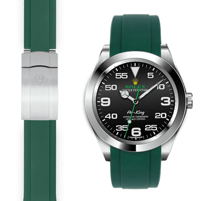 Rolex air king rubber strap online